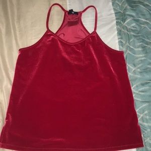The Gap Velvet tank top